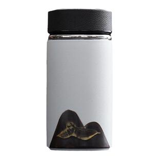 远山陶瓷保温杯便携水杯喝水杯马克杯子礼盒伴手礼定制刻字印logo