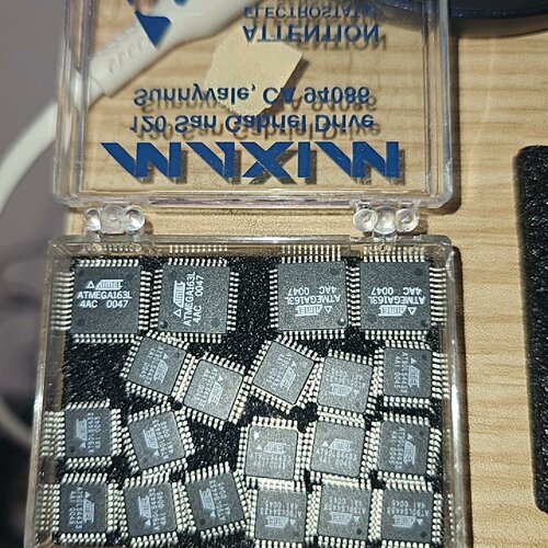全新AT90LS4433，atmega163l 芯片 只有图