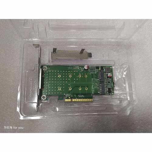 【请询价】PCle x8 to 2.Port M.2 NVMe SSD