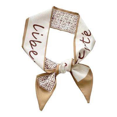 长条丝巾女卡其裸色韩版百搭领巾