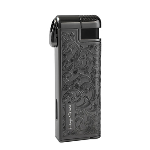 烟斗专用打火机斜火抽斗火机可充气防风带压棒个性烟斗配件礼盒装