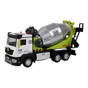 儿童水泥搅拌车大号男孩混凝土罐车工程车玩具合金2-4岁3吊车模型