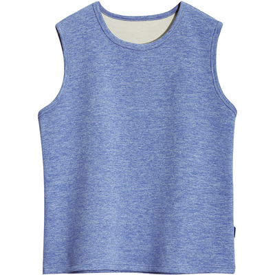 蘑菇兔胖男童德绒背心秋冬款