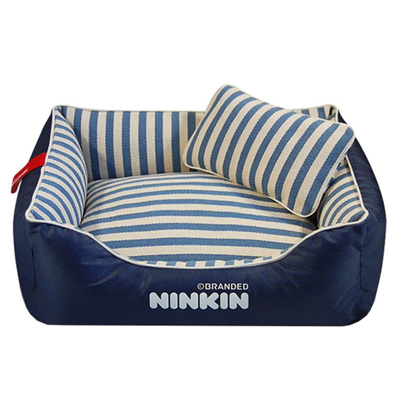 NINKIN棉质狗窝全可拆洗狗床泰迪金毛雪纳瑞比熊斗牛犬狗垫子包邮