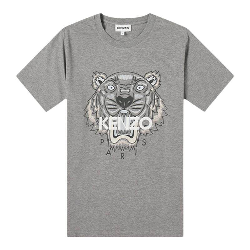 KENZO虎头字母印花短袖T恤