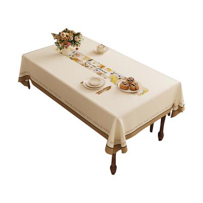 小羊皮桌布轻奢高级感防水防油