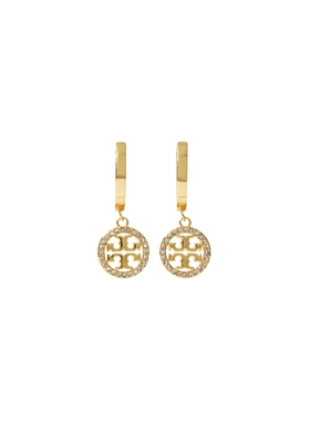 【12期免息】TORY BURCH 汤丽柏琦 经典系列 密镶圈形耳环 87041