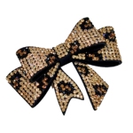 韩国网红捷克钻水晶满钻飘带蝴蝶结顶夹弹簧夹一字夹发夹妈妈头饰