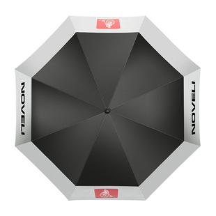 Noveli蓝威龙钛银伞全碳纤维加大抗风暴防紫外线高尔夫双层晴雨伞