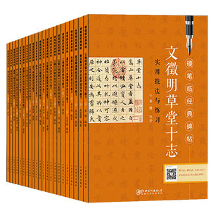 硬笔临经典碑帖全套30本 实用技法与练习 硬笔楷书行楷行书中小学生成年人入门字帖兰亭序道德经黄庭经灵飞经离骚经九成宫曹全碑