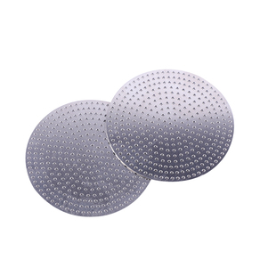 49/51/54/58mm咖啡机粉碗过滤网不锈钢双层超细二次分水网烧结片