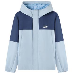 四防科技|361度童装男童加绒冲锋外套2025秋冬三合一女童运动上衣