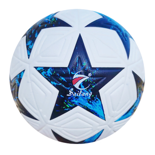 正品欧冠足球5号成人4号中小学生中招考试专用真皮PU耐磨训练比赛