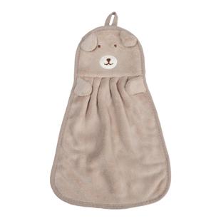 馨帮帮杂货铺卡通创意可爱厨房擦手巾可挂式柔软吸水速干擦手毛巾