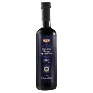 进口欧萨摩德纳黑醋500ml 意大利黑醋汁葡萄酿造食用醋沙拉油醋汁