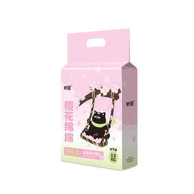 听宠樱花豆腐混合猫砂2.5kg