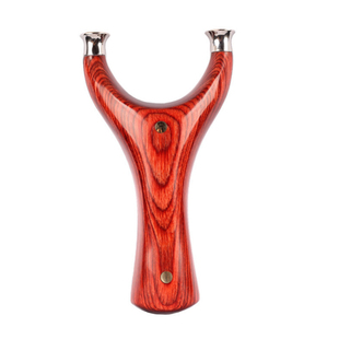 飞虎弹弓成年人专用五星射程远高弹弓木头实木新型弓圆头新款木质