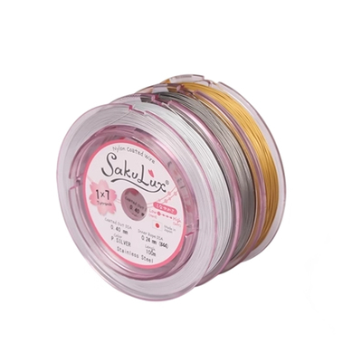 日本进口金丝软线穿珍珠项链专用