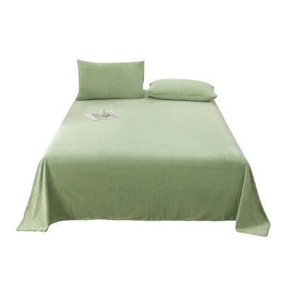 【A类母婴可用】加厚牛奶绒床单