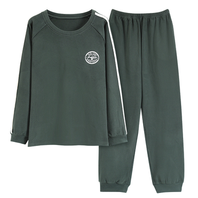 浪莎德绒睡衣男秋冬季可外穿厚款