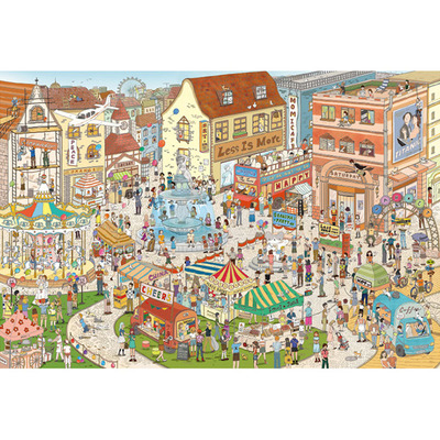 猫的天空之城拼图小镇的周末