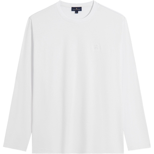 [100%棉]Brooks Brothers/布克兄弟男士25秋冬新刺绣logo纯棉T恤