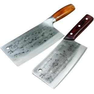 铁匠世家菜刀不锈钢手工锻打厨房刀具家用套装刀中式切片刀斩骨刀