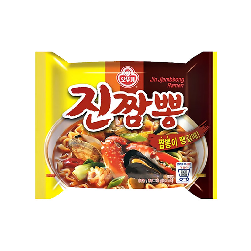 不倒翁拉面系列真海鲜面韩国进口