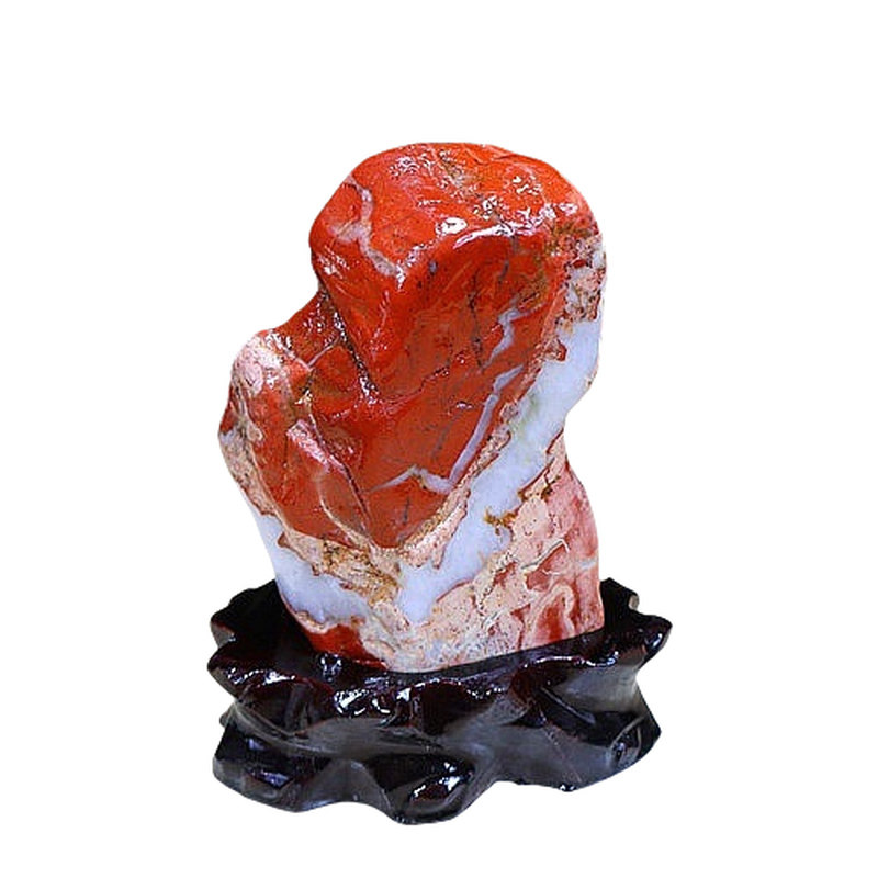 收藏精品 南非红碧玉原石 自然装饰摆件