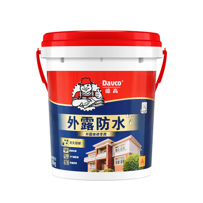 德高屋顶专业可外漏防水涂料