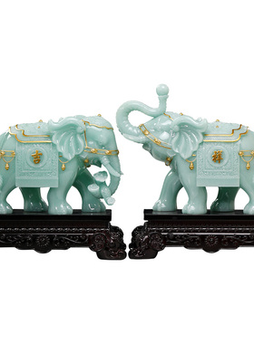 大象摆件乔迁开业礼物