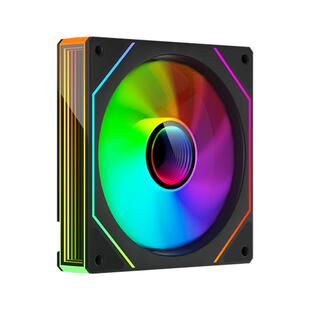 动力火车棱镜7PRO机箱风扇12CM智能温控5V3针ARGB无限镜散热风扇
