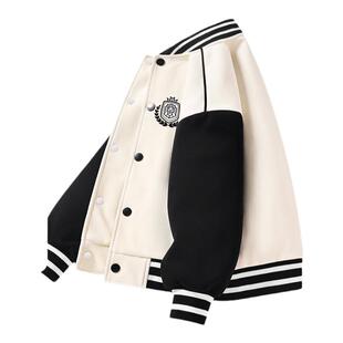 拉夏贝尔女童春秋外套儿童2026新款运动棒球服上衣女大童洋气春装