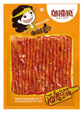 邬辣妈湖南特产麻辣豆卷香辣蒜蓉
