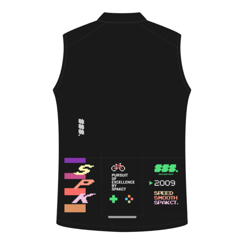 思帕客2025年秋冬新款马甲骑行服防风保暖背心绒感骑行衣-GAME ON