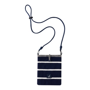 NAUTICA童装 男童女童单肩包秋冬季儿童条纹收纳包便携斜挎收纳袋