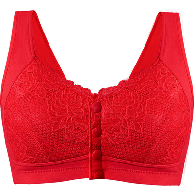 大红色本命年内衣套装女妈妈马年