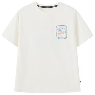 NAUTICA诺帝卡童装男童短袖t恤女童短袖夏装儿童夏季t恤轻薄上衣