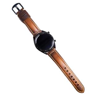适用于华为gt5/gt4 pro复古小牛皮watch3新款智能手表gt2真皮表带