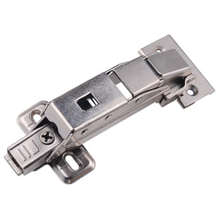 嘉庞薄门铰链薄板岩板铰链柜门液压缓冲衣柜合页衣柜五金阻尼折叠