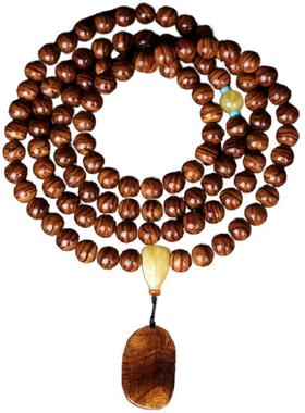 虎皮纹12mm海南黄花梨孤品手链