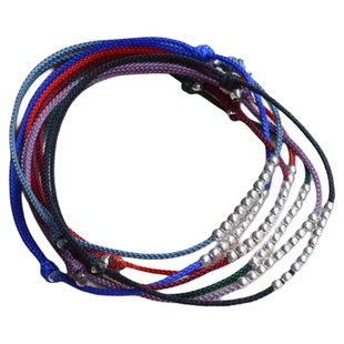 「转運珠」原创本命年红绳  多色可选   极小纯银925银珠手链手绳