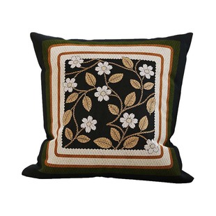 中古风沙发靠枕复古家用抱枕床头床上靠枕靠垫飘窗靠背含芯可拆洗