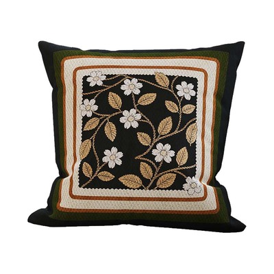 中古风沙发靠枕复古家用抱枕床头床上靠枕靠垫飘窗靠背含芯可拆洗