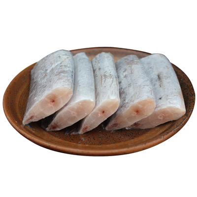 四指宽舟山特大带鱼段净重4斤