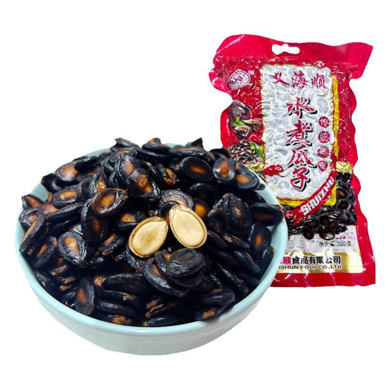 义海顺水煮五香湿酱焖咸味黑瓜子