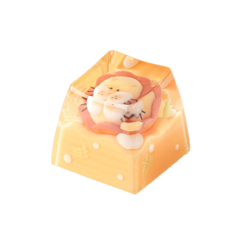 KEYMOJI星空糖系列卡通可爱3D打印树脂个性键帽Wooting磁轴夜魔