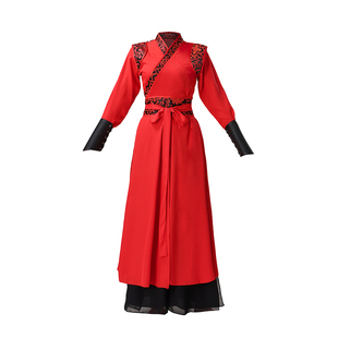 雪龙吟舞蹈服古典舞扇子舞打鼓服象王行学生运动会年会花木兰服装