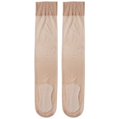 JK袜美腿塑形小腿袜超薄加宽罗纹