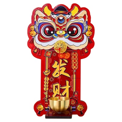 【中国风】醒狮磁吸门铃风铃新款